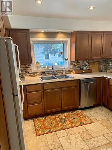 365 Keats Street, Southey, SK - Indoor Photo Showing Kitchen With Double Sink