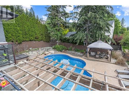 145 Magic Drive, Kelowna, BC - Outdoor With In Ground Pool With Backyard