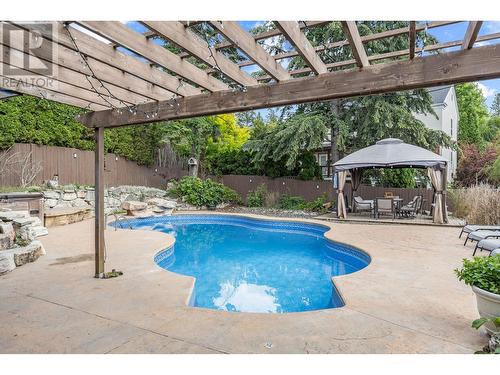 145 Magic Drive, Kelowna, BC - Outdoor With In Ground Pool With Backyard