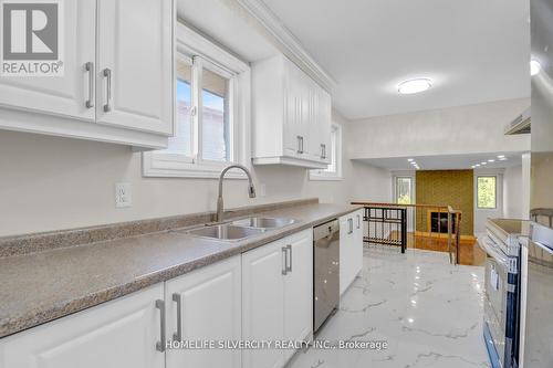 41 College Crescent, Barrie (Grove East), ON - Indoor Photo Showing Kitchen With Double Sink