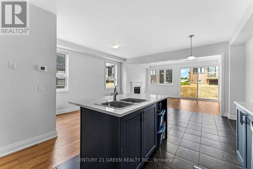 113 Cole Terrace, Woodstock, ON - Indoor Photo Showing Kitchen With Double Sink