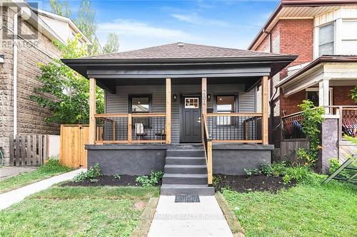 284 Grosvenor Avenue E, Hamilton (Crown Point), ON - Outdoor With Deck Patio Veranda With Facade