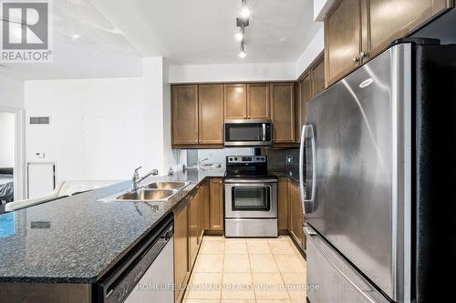 1708 - 10 Bloorview Place, Toronto (Don Valley Village), ON - Indoor Photo Showing Kitchen With Stainless Steel Kitchen With Double Sink