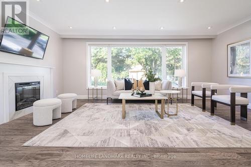 53 Heathview Avenue, Toronto (Bayview Village), ON - Indoor Photo Showing Living Room With Fireplace