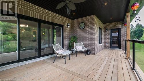 180 Eccles Avenue, Durham, ON - Outdoor With Deck Patio Veranda With Exterior