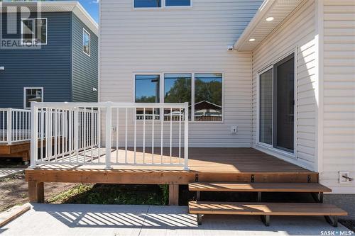 2509 Woodward Avenue, Saskatoon, SK - Outdoor With Deck Patio Veranda With Exterior