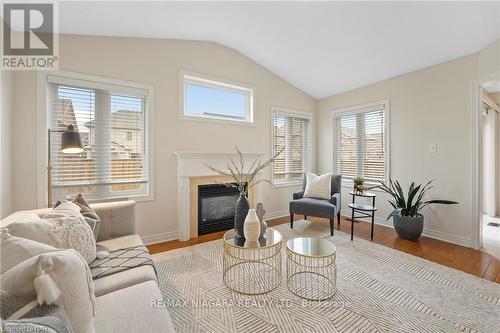 177 Wright Crescent, Niagara-On-The-Lake, ON - Indoor Photo Showing Living Room With Fireplace