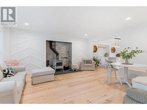 468 Rose Valley Road, West Kelowna, BC - Indoor Photo Showing Other Room With Fireplace