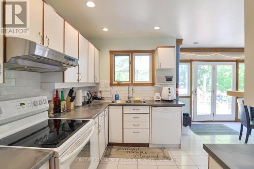 40 Ridge Avenue, Ramara (Brechin), ON - Indoor Photo Showing Kitchen With Double Sink