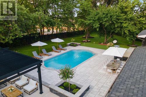 9 Delrosa Court, Toronto (Mount Olive-Silverstone-Jamestown), ON - Outdoor With In Ground Pool With Backyard