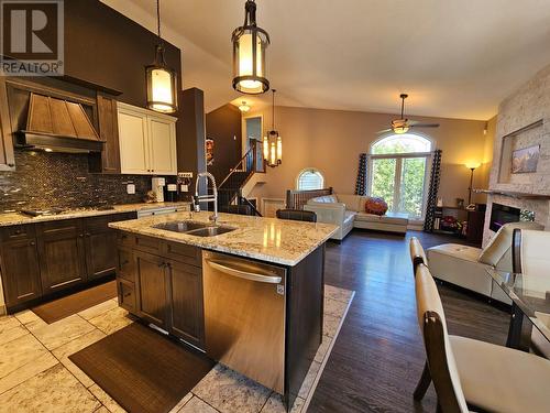 8409 18 Street, Dawson Creek, BC - Indoor Photo Showing Kitchen With Double Sink