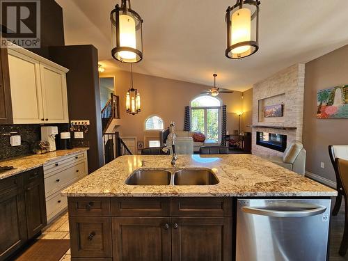 8409 18 Street, Dawson Creek, BC - Indoor Photo Showing Kitchen With Double Sink