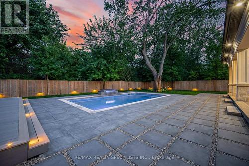 2014 Lakeshore Road W, Oakville (Bronte West), ON - Outdoor With In Ground Pool