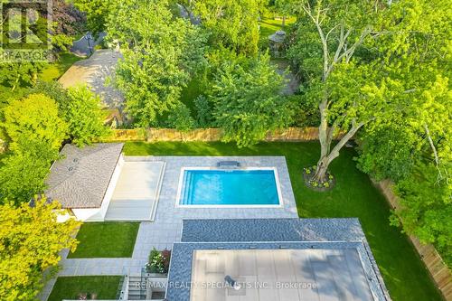 2014 Lakeshore Road W, Oakville (Bronte West), ON - Outdoor With In Ground Pool