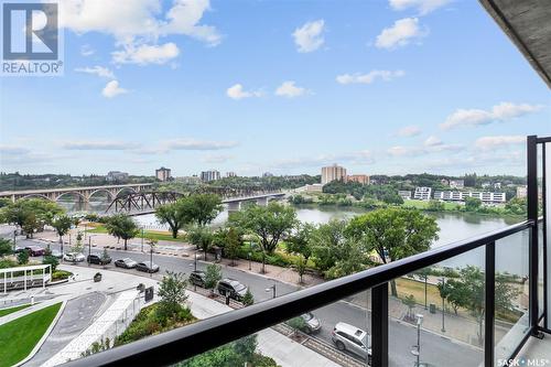 505 490 2Nd Avenue S, Saskatoon, SK - Outdoor With Body Of Water With Balcony With View