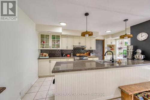 587 Commissioners Road W, London, ON - Indoor Photo Showing Kitchen With Double Sink