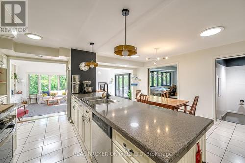 587 Commissioners Road W, London, ON - Indoor Photo Showing Kitchen With Double Sink