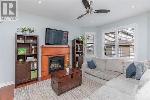 3336 Riverset Crescent, Ottawa, ON - Indoor Photo Showing Living Room With Fireplace