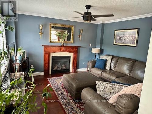 78 Bonathon Crescent, Clarington (Bowmanville), ON - Indoor Photo Showing Living Room With Fireplace