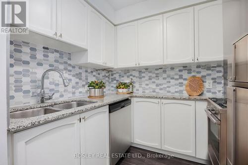 601 - 1103 Leslie Street, Toronto (Banbury-Don Mills), ON - Indoor Photo Showing Kitchen With Double Sink With Upgraded Kitchen