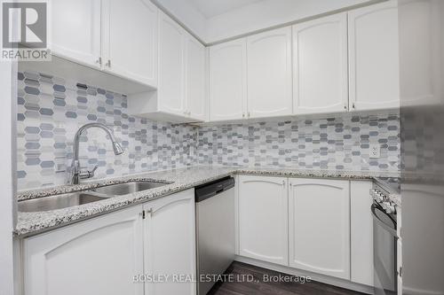 601 - 1103 Leslie Street, Toronto (Banbury-Don Mills), ON - Indoor Photo Showing Kitchen With Double Sink With Upgraded Kitchen