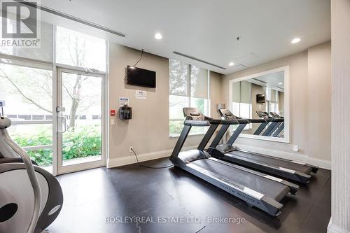 601 - 1103 Leslie Street, Toronto (Banbury-Don Mills), ON - Indoor Photo Showing Gym Room