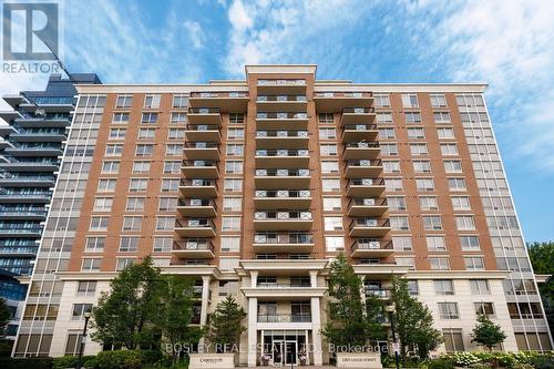 601 - 1103 Leslie Street, Toronto (Banbury-Don Mills), ON - Outdoor With Balcony With Facade