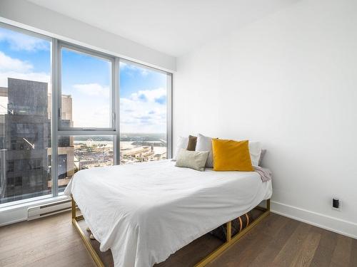 Chambre Ã Â coucher - 3202-720 Rue St-Jacques, Montréal (Ville-Marie), QC - Indoor Photo Showing Bedroom