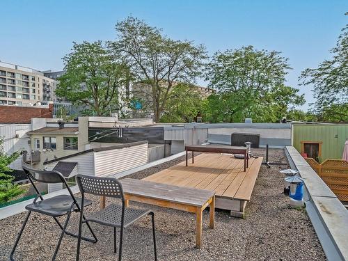 Exterior - 5837  - 5839A Rue De St-Vallier, Montréal (Rosemont/La Petite-Patrie), QC - Outdoor With Deck Patio Veranda