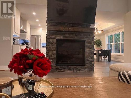 1056 Lippert Lane, Bancroft, ON - Indoor Photo Showing Living Room With Fireplace