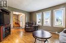 178 Isington Street, Moncton, NB  - Indoor Photo Showing Living Room With Fireplace 