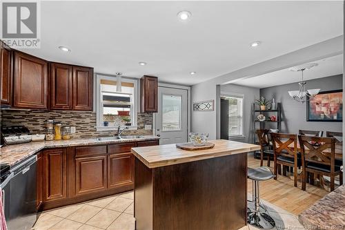 54 Castle Drive, Moncton, NB - Indoor Photo Showing Kitchen With Double Sink