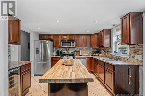 54 Castle Drive, Moncton, NB - Indoor Photo Showing Kitchen With Double Sink