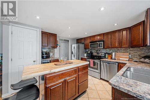 54 Castle Drive, Moncton, NB - Indoor Photo Showing Kitchen With Double Sink