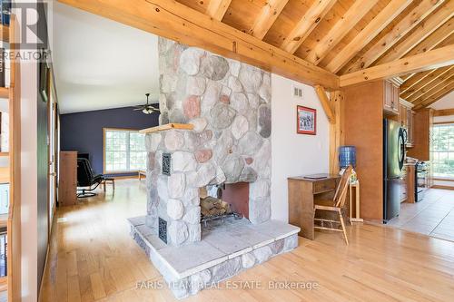 2140 Old Second Road S, Springwater (Midhurst), ON - Indoor Photo Showing Other Room With Fireplace