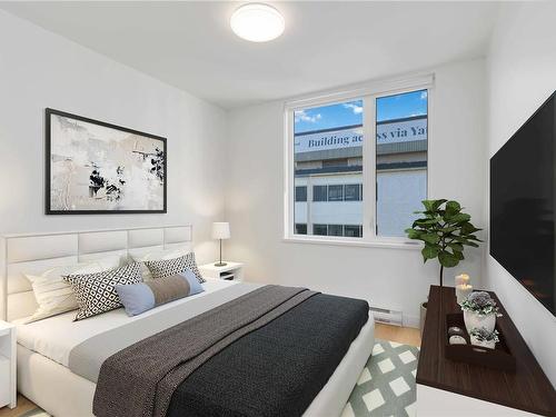 502-1115 Johnson St, Victoria, BC - Indoor Photo Showing Bedroom