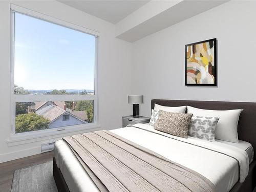 411-1301 Hillside Ave, Victoria, BC - Indoor Photo Showing Bedroom