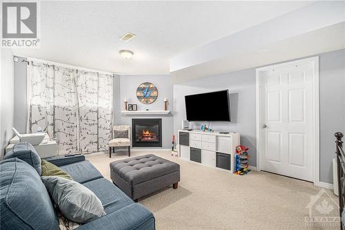 141 Sorento Street, Ottawa, ON - Indoor Photo Showing Living Room With Fireplace