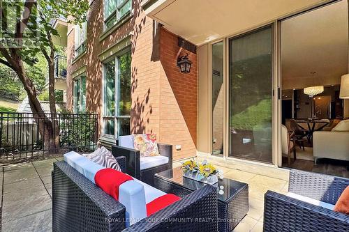 111 - 28 William Carson Crescent, Toronto (St. Andrew-Windfields), ON - Outdoor With Deck Patio Veranda With Exterior