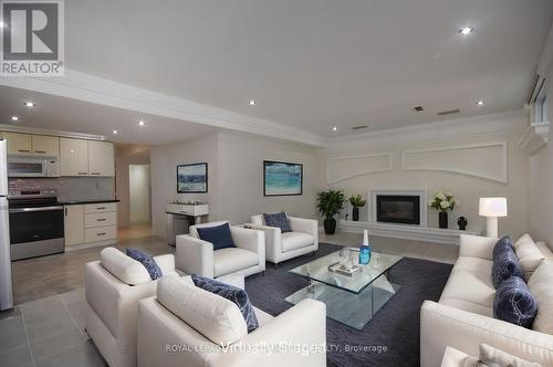 44 Burwick Avenue, Vaughan (West Woodbridge), ON - Indoor Photo Showing Living Room With Fireplace