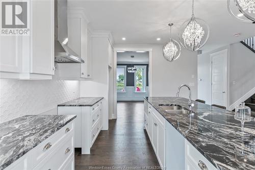 2512 Mayfair South, Lasalle, ON - Indoor Photo Showing Kitchen With Double Sink With Upgraded Kitchen