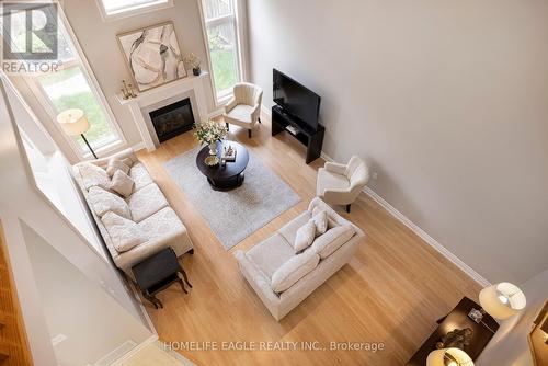 560 Summeridge Drive, Vaughan, ON - Indoor Photo Showing Living Room With Fireplace