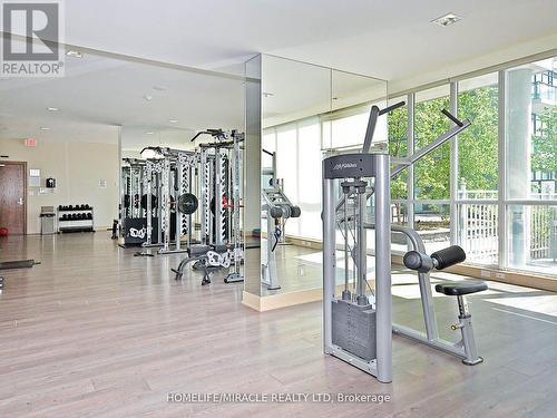 808 - 4065 Brickstone Mews E, Mississauga (City Centre), ON - Indoor Photo Showing Gym Room