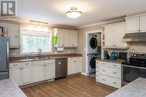 8625 Lynn Drive, Prince George, BC - Indoor Photo Showing Kitchen With Double Sink