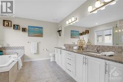 Huge primary ensuite with granite counters - 