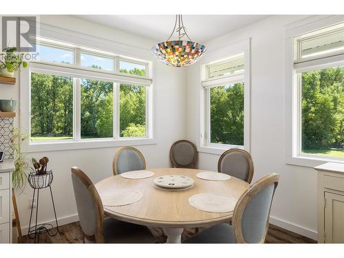 6984 Highway 6, Coldstream, BC - Indoor Photo Showing Dining Room