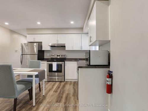 Upper-1506 Queens Blvd, Kitchener, ON - Indoor Photo Showing Kitchen With Stainless Steel Kitchen