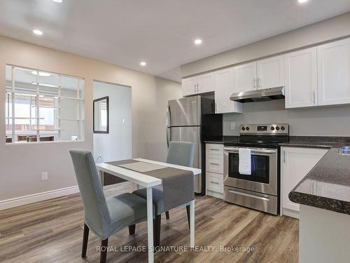 Upper-1506 Queens Blvd, Kitchener, ON - Indoor Photo Showing Kitchen With Stainless Steel Kitchen