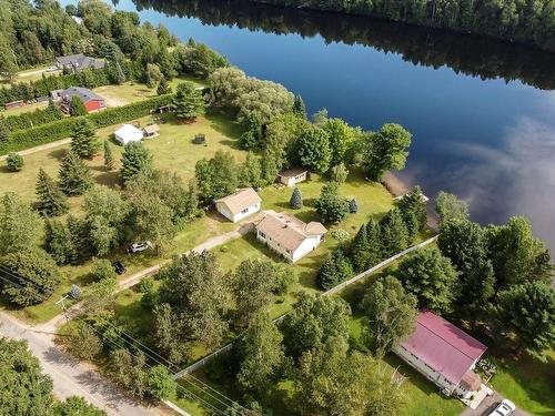 Photo aÃ©rienne - 1172 Ch. De Val-Ombreuse, Notre-Dame-Du-Laus, QC - Outdoor With Body Of Water With View