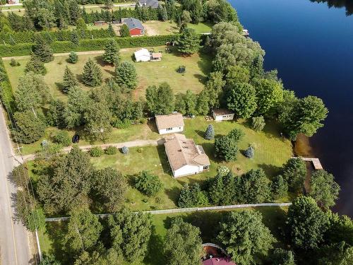 Photo aÃ©rienne - 1172 Ch. De Val-Ombreuse, Notre-Dame-Du-Laus, QC - Outdoor With Body Of Water With View